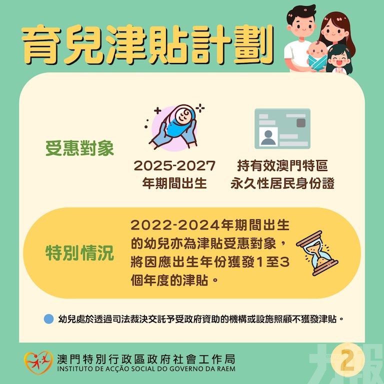 育兒津貼自7月16日起接受申請