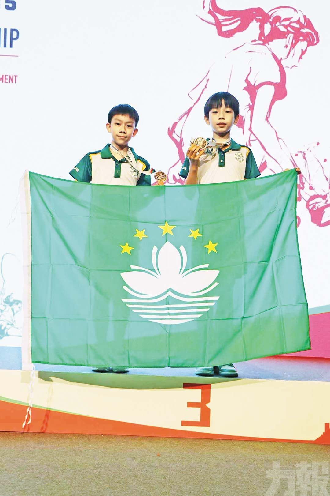 澳小將何俊佑獨攬雙銅創佳績