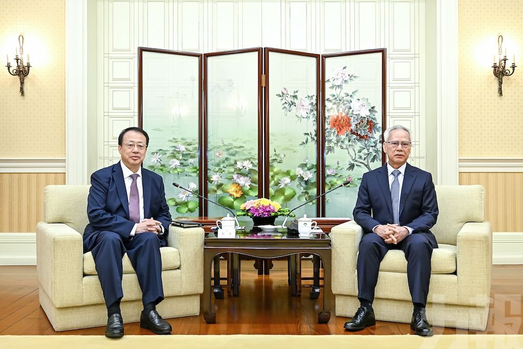 岑浩輝與龔正會面