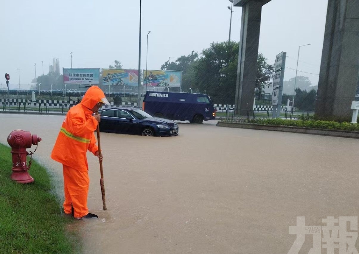 市政署緊急應變小組跟進黑色暴雨水浸情況