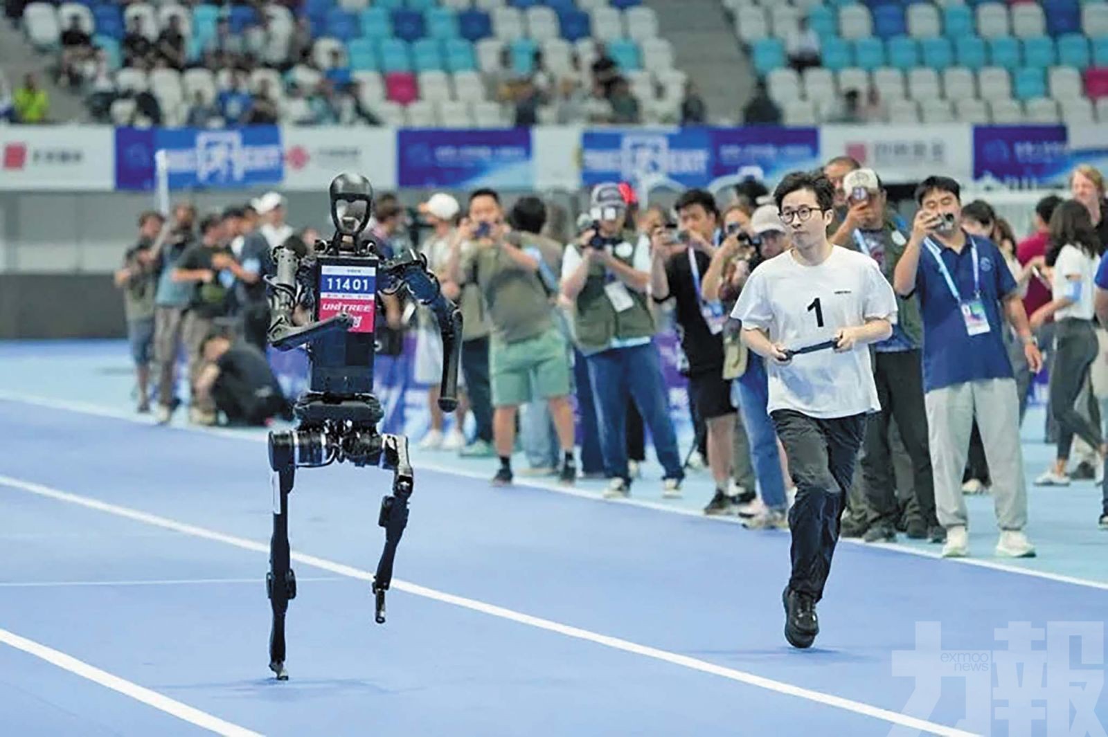 宇樹科技H1奪1500米冠軍