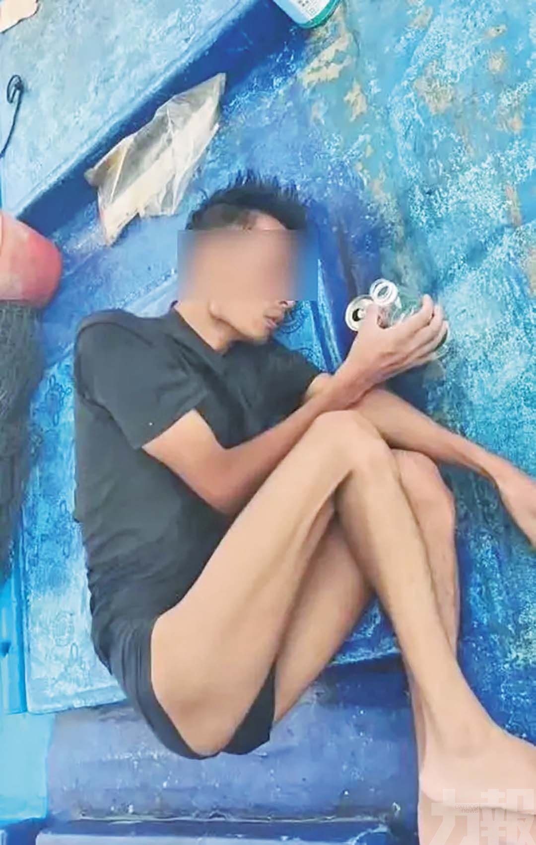 三亞外海獲救 餓至皮包骨