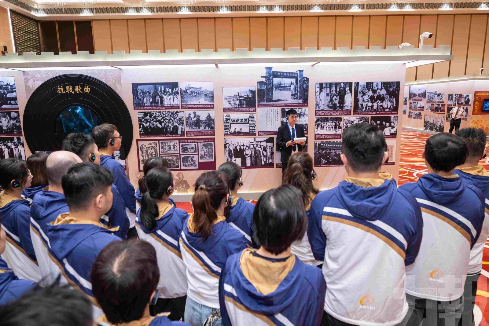 銀娛組織團隊成員及實習學生 參觀抗戰勝利80周年主題展