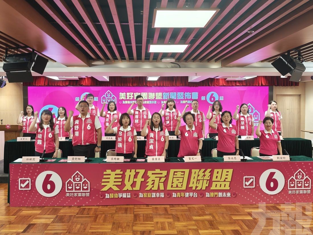 提六大政綱建設美好家園