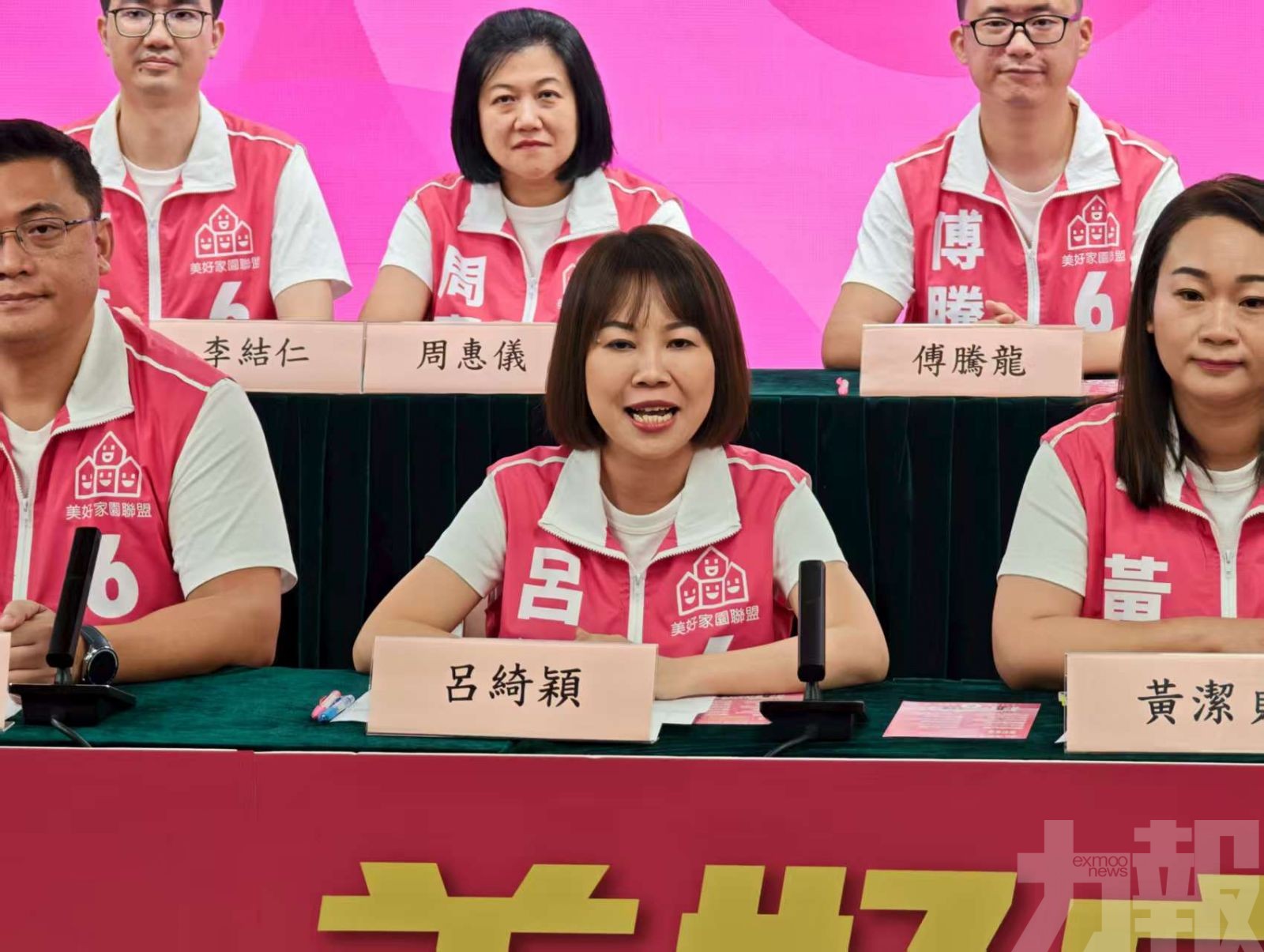 提六大政綱建設美好家園
