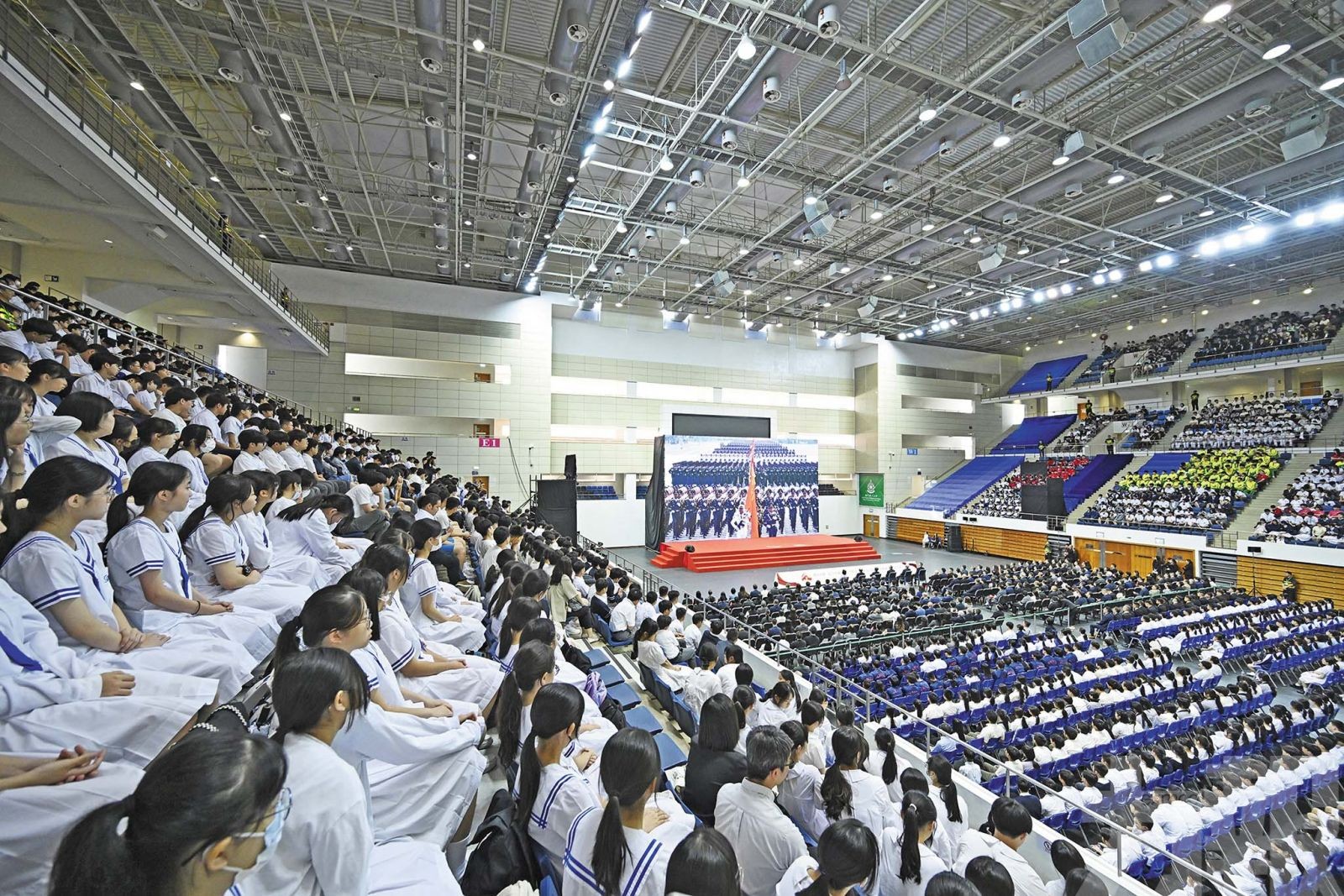 學生：感受到國家強大及民族凝聚力