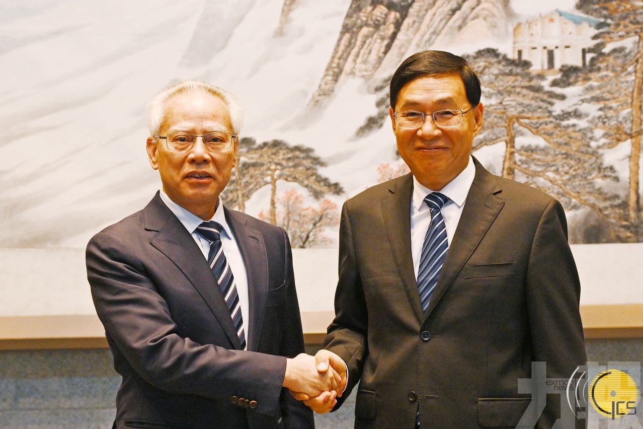 岑浩輝與國務院國資委主任張玉卓會面