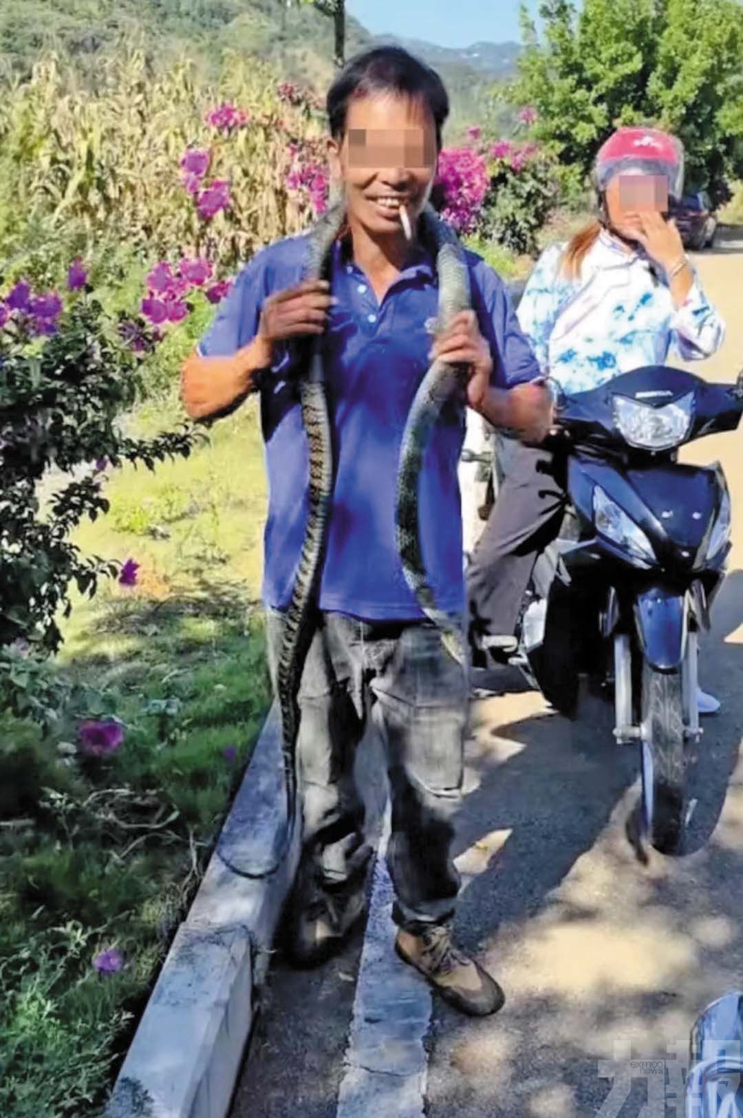 貴州大叔遭咬傷中毒亡