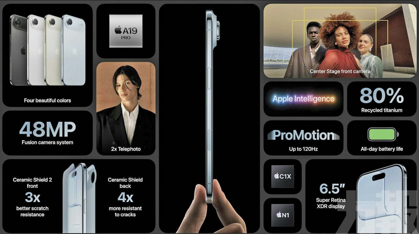 史上最薄iPhone Air亮相