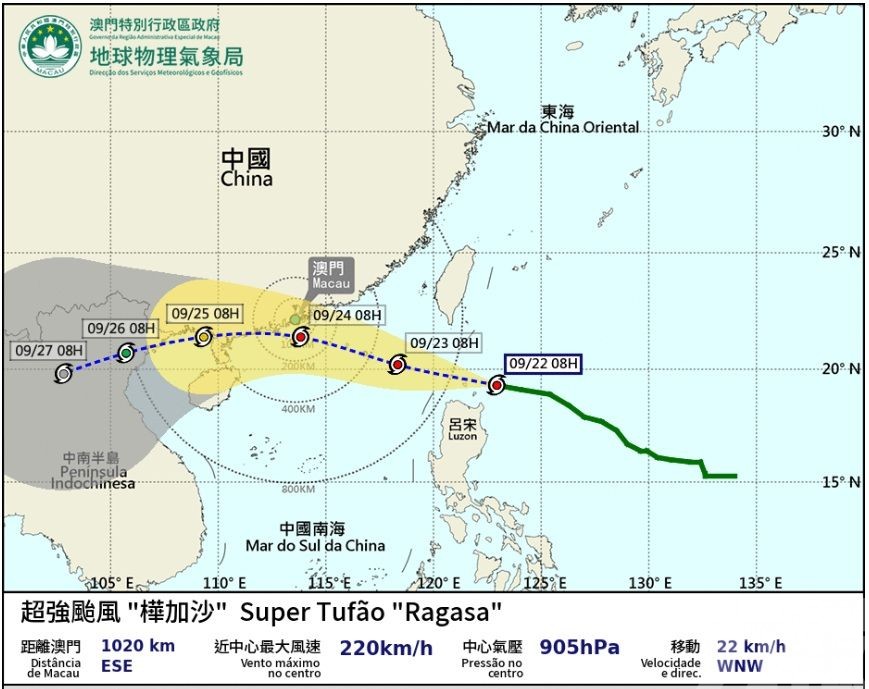 周二下午至晚間改掛八號風球機會高