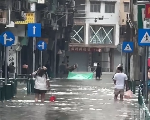澳門民眾上街捕魚短片網絡瘋傳