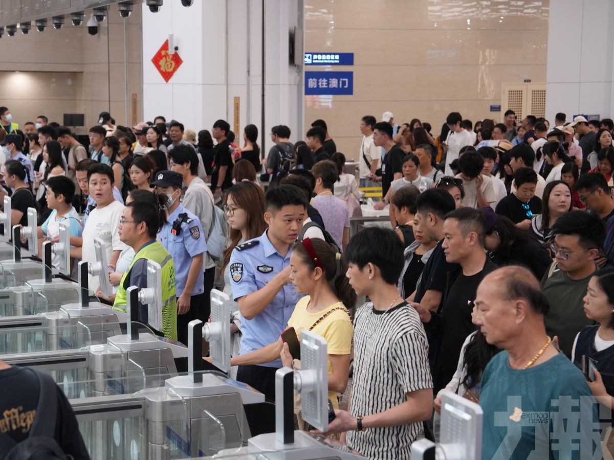 珠海邊檢查驗量創新高　