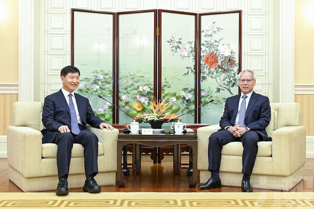 行政長官岑浩輝與海南省省長劉小明會面