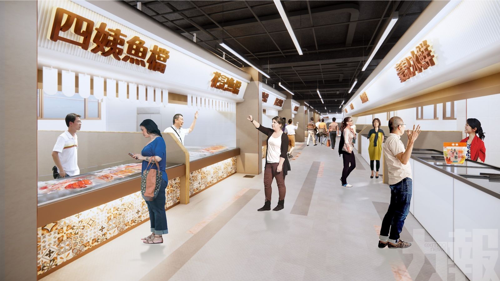 優化空間佈局增設熟食中心