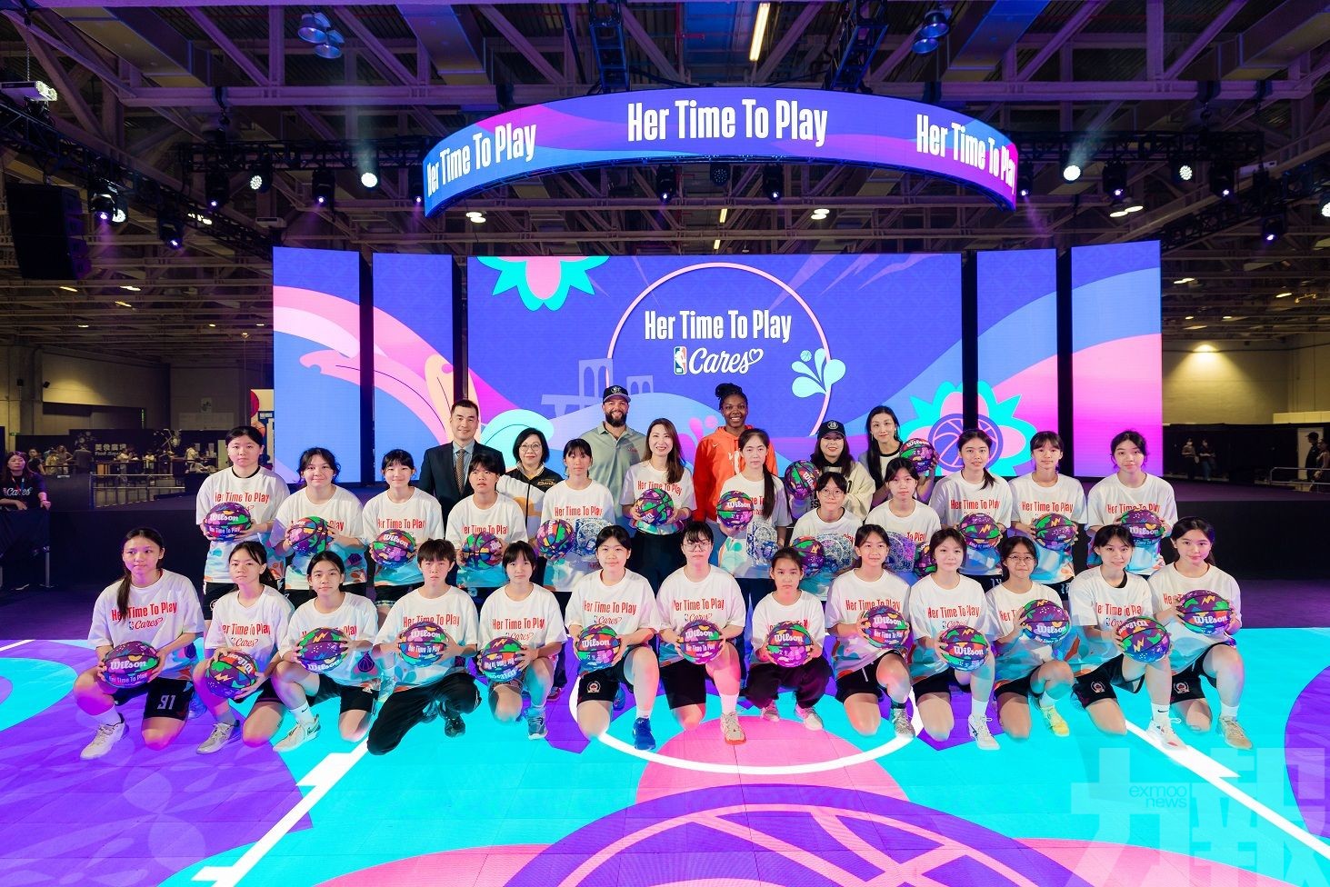 NBA傳奇球星及WNBA球員參與「女生主場」籃球交流活動