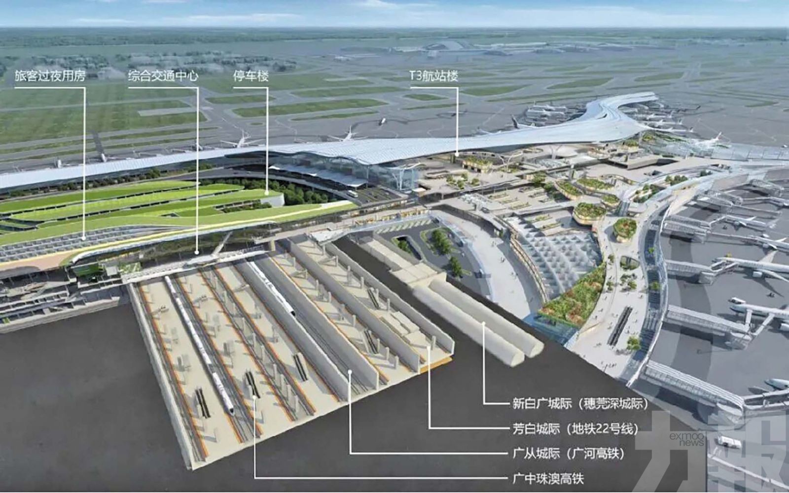 「空鐵聯運」超級樞紐同步啟用
