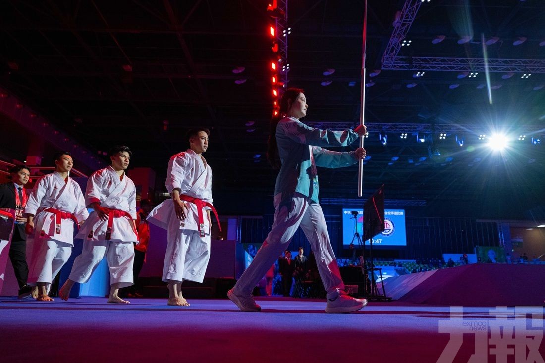 空手道團體型項目澳門隊摘冠