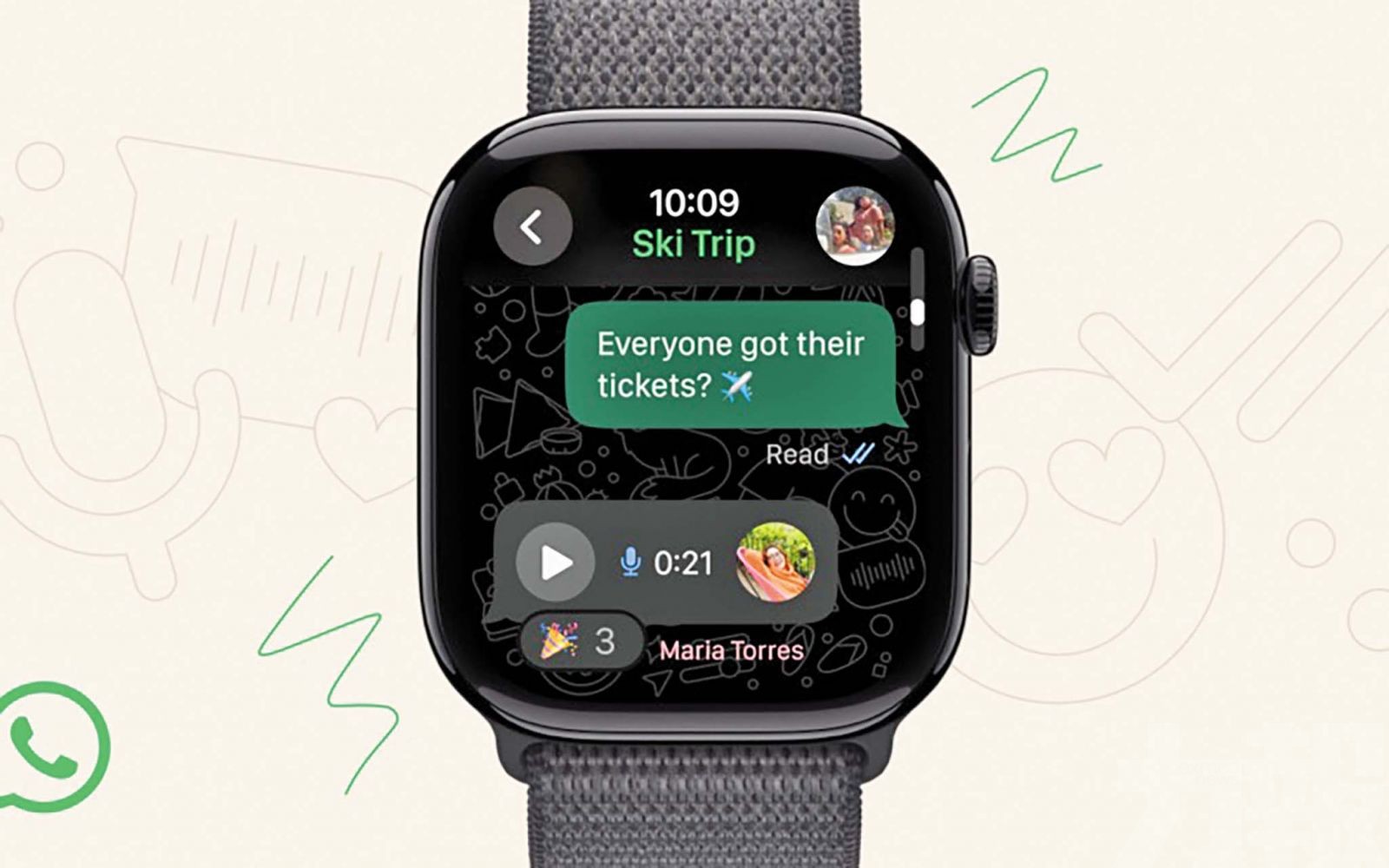 WhatsApp正式登上Apple Watch