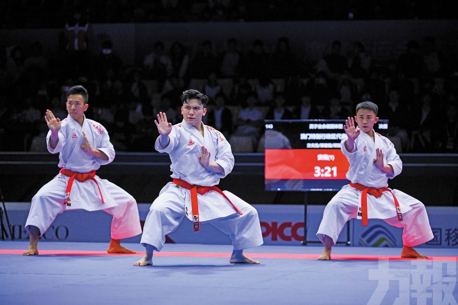 空手道隊奪男子團體型金牌