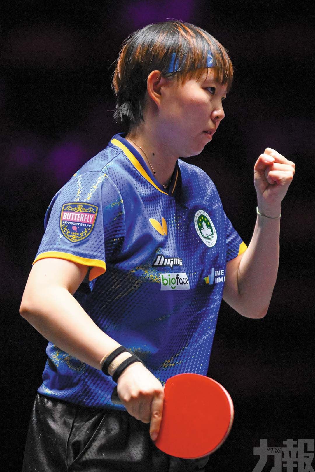 東道主選手朱雨玲晉級16強