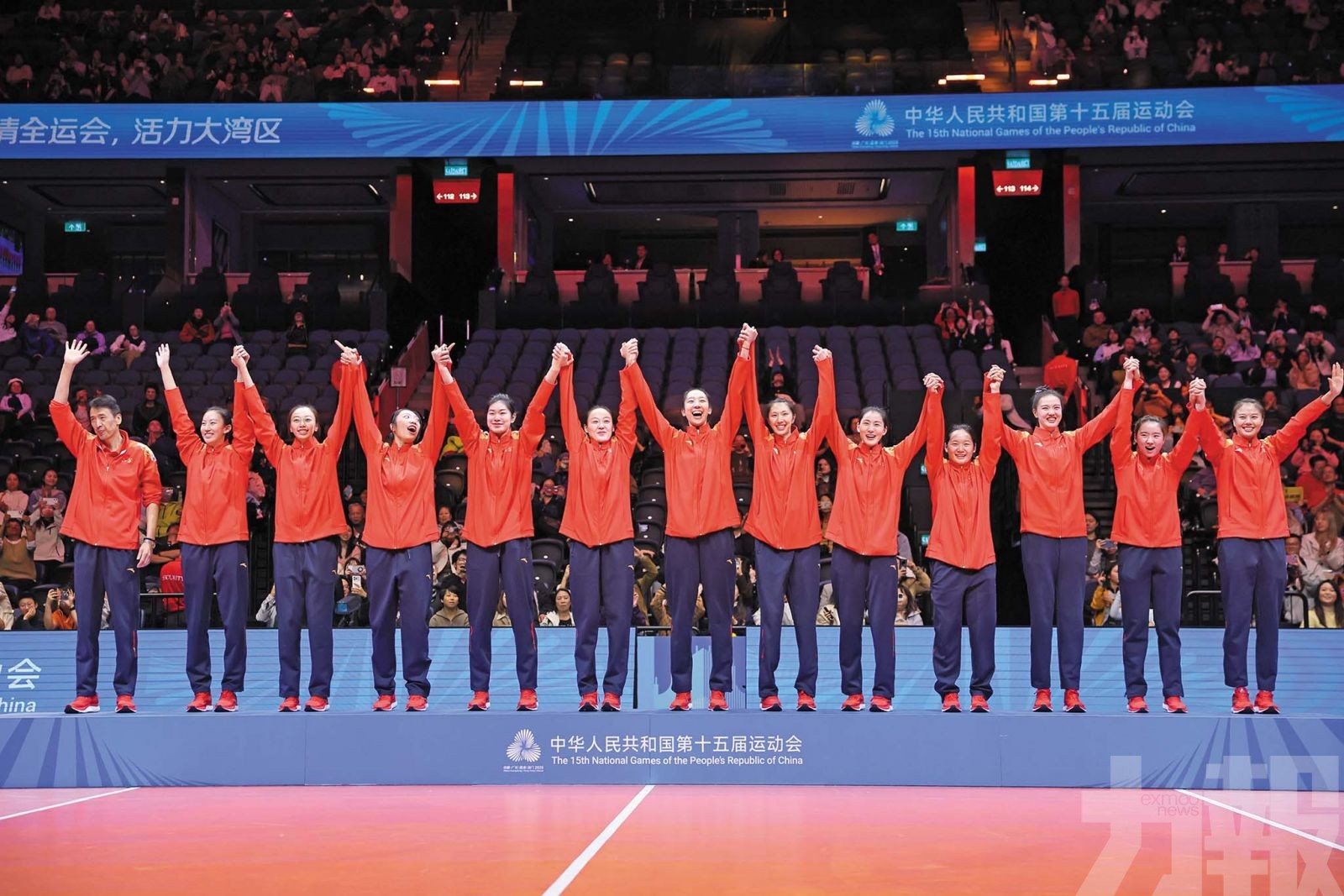 江蘇女排時隔八年重奪全運金牌