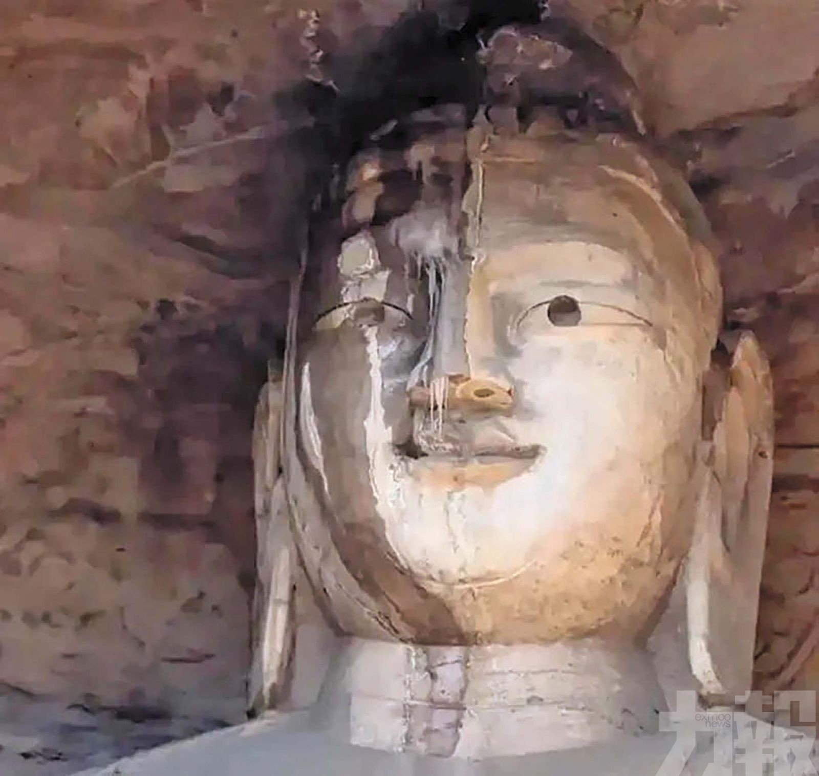 雲岡石窟「大佛流鼻涕」