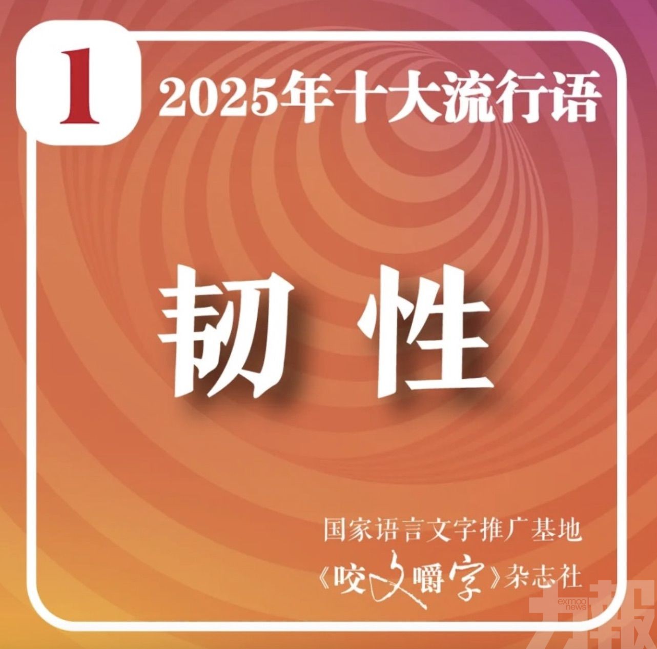 「韌性」奪冠映照智能時代