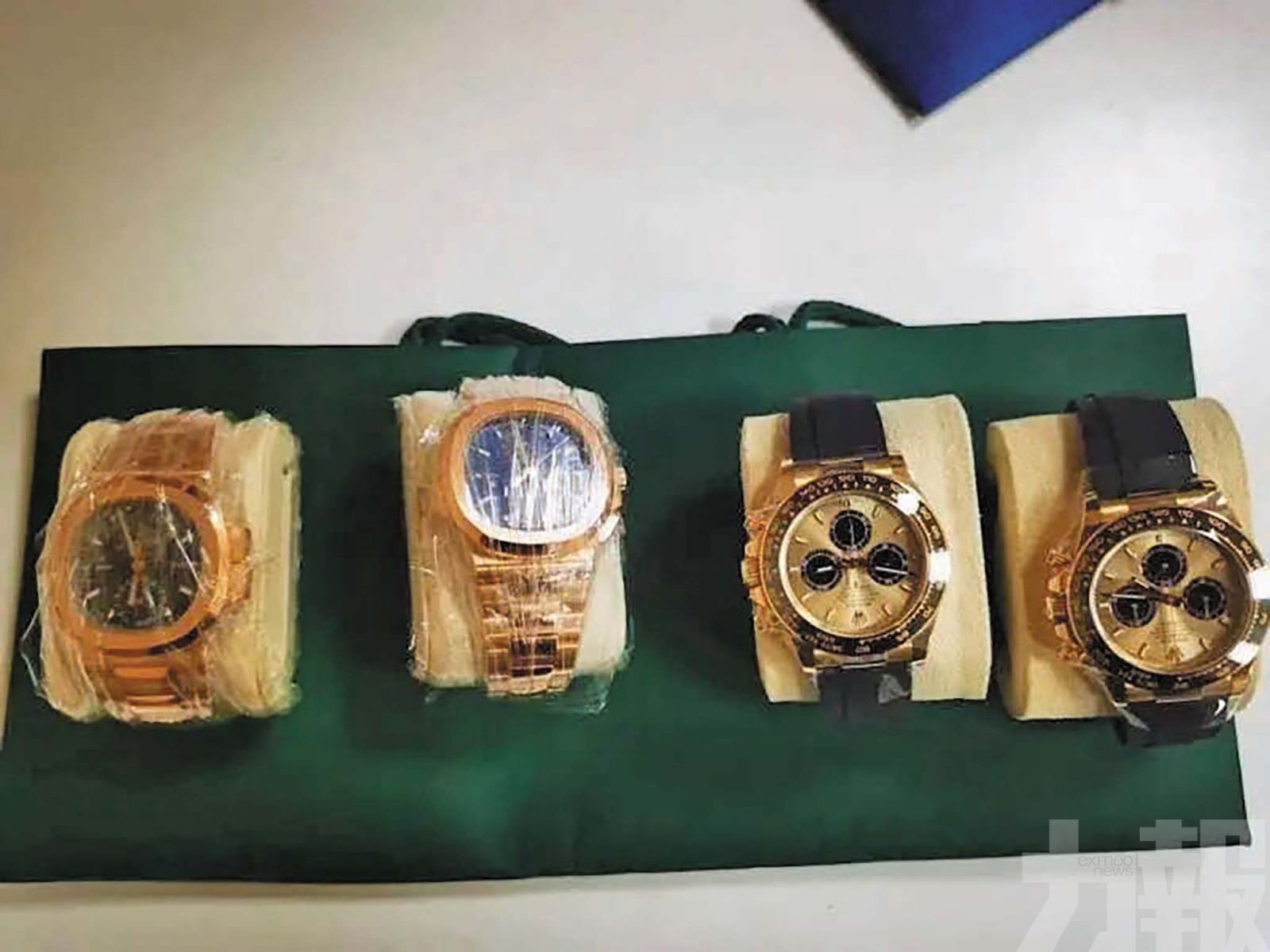 女子郵寄四隻總值500萬名錶被追回