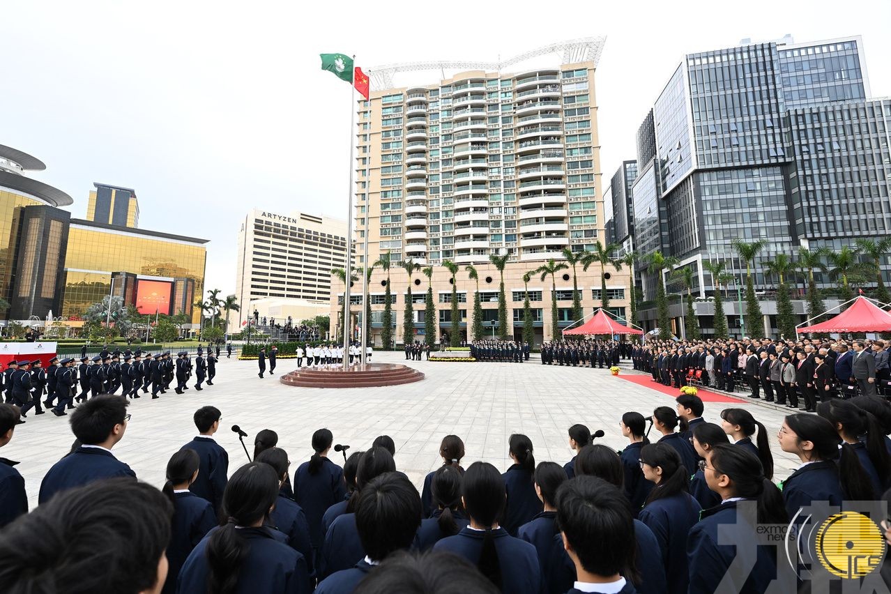 澳門特區政府舉行升旗儀式　