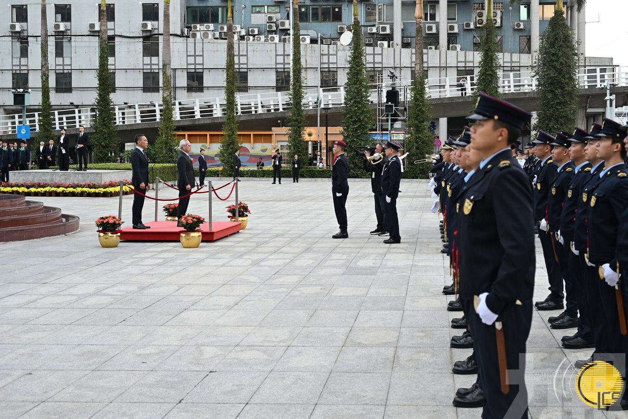 澳門特區政府舉行升旗儀式　