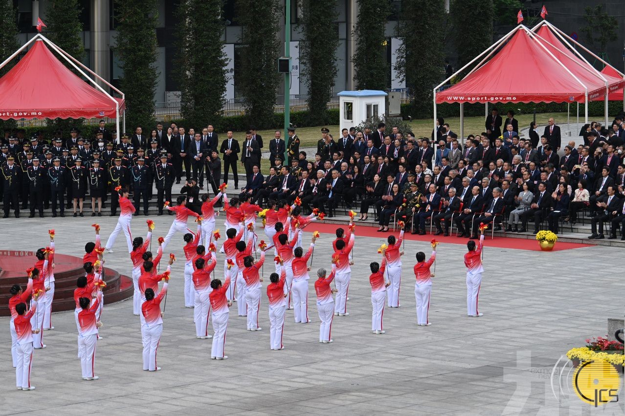 澳門特區政府舉行升旗儀式　