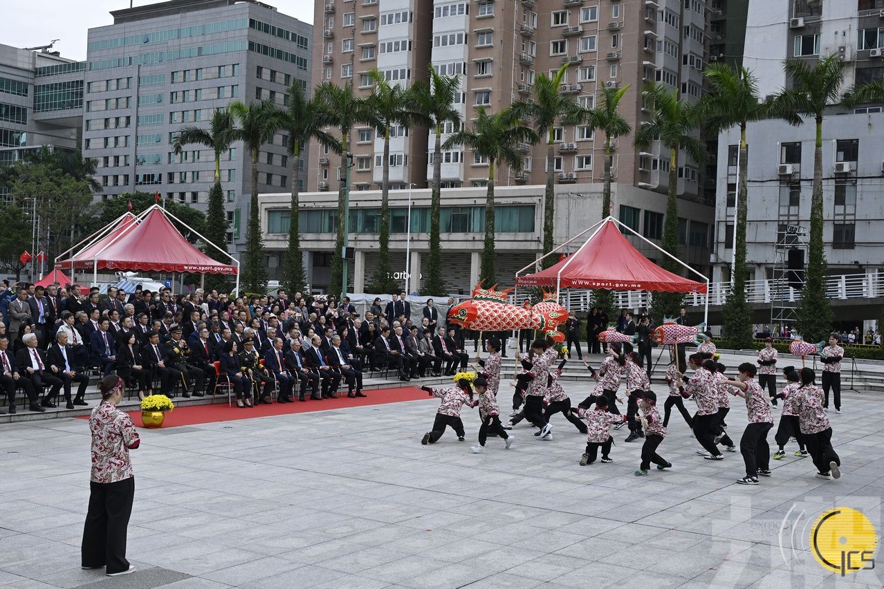 澳門特區政府舉行升旗儀式　