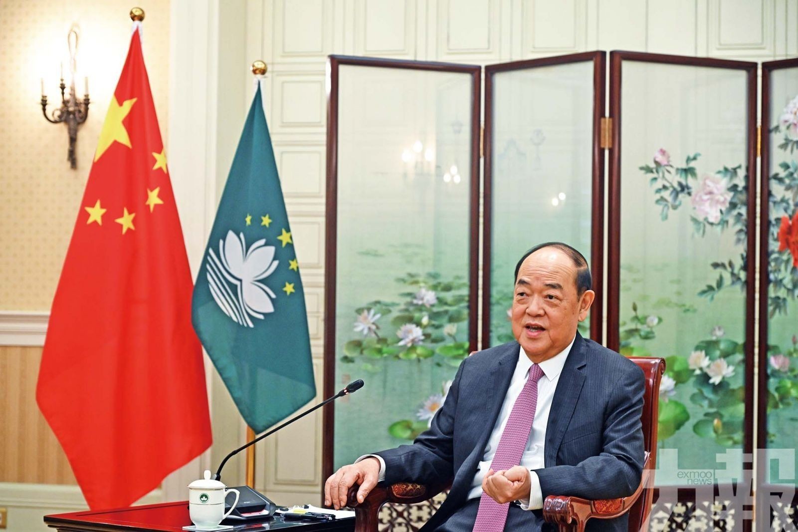 指榮譽屬於所有為澳門特區發展凝心聚力、貢獻良多的各界人士