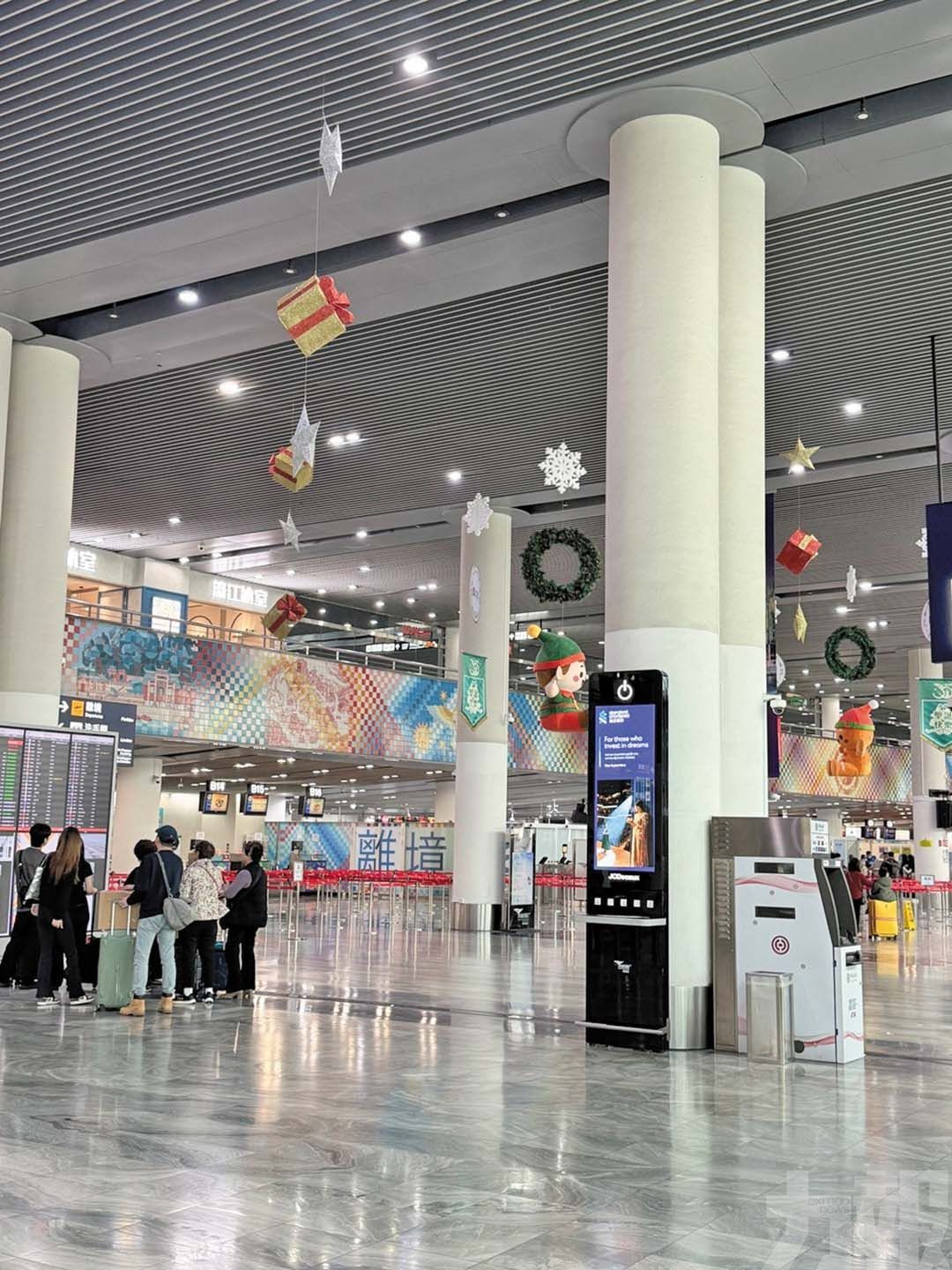 機場去年迎客752萬按年跌1.6%