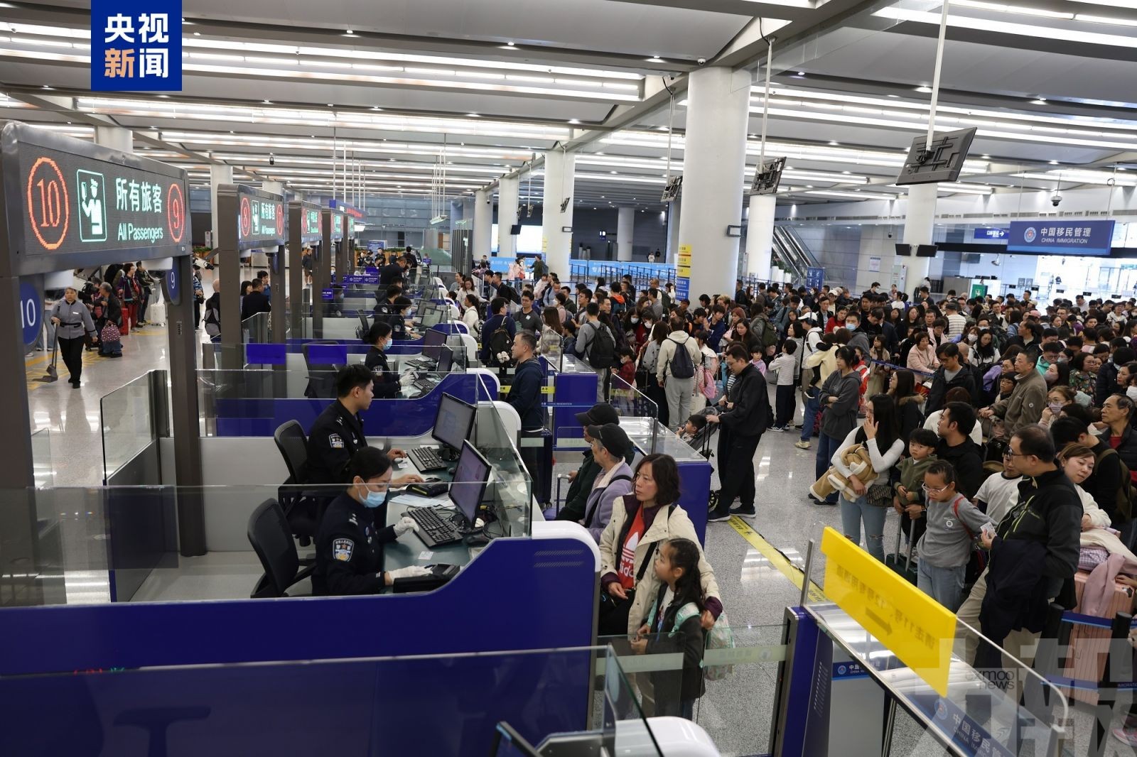 珠海口岸客流突破一億人次