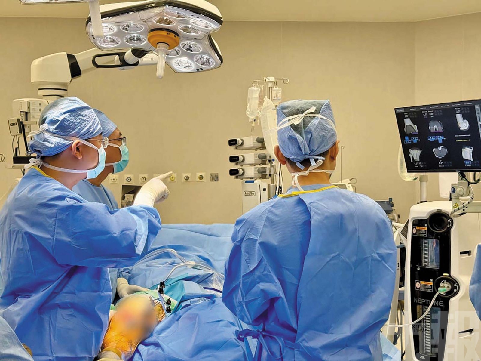 澳門協和完成本澳首例機器人輔助全膝關節置換手術