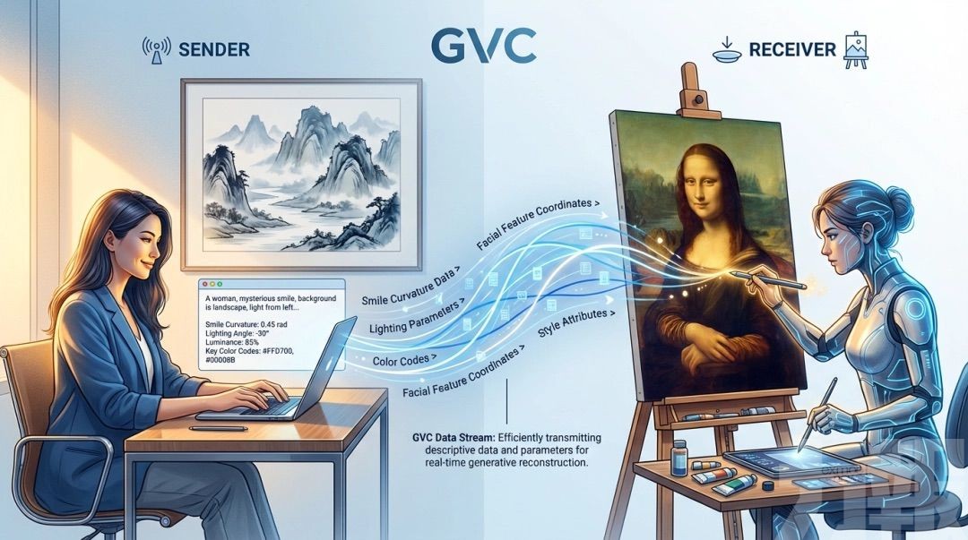 0.02%數據量重構高清視頻傳輸