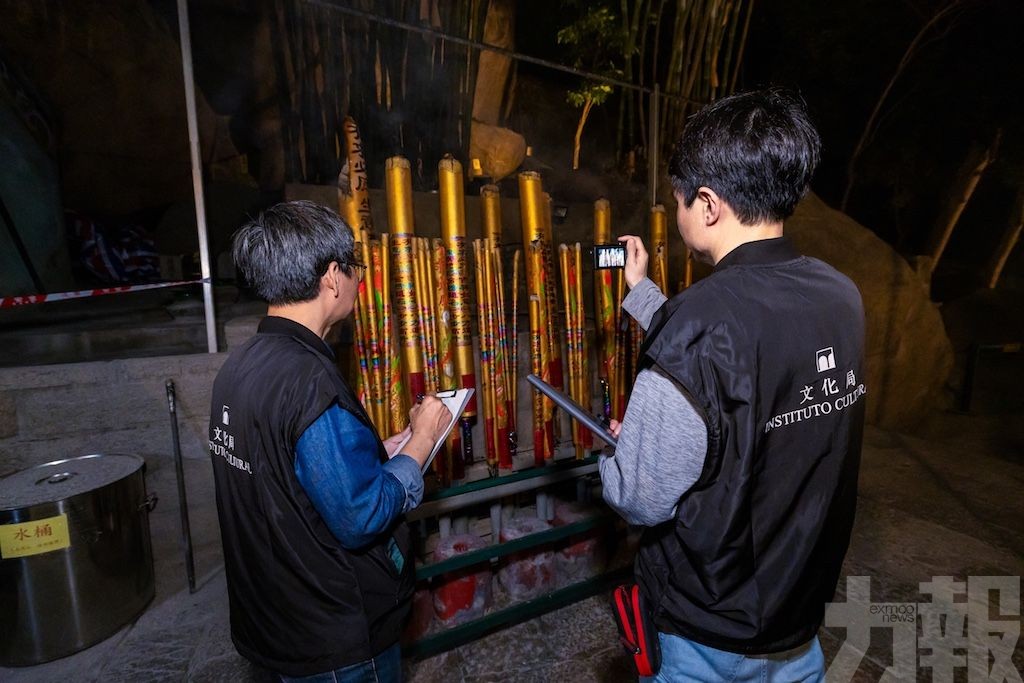 文化局新春期間加強巡查全澳廟宇消防安全