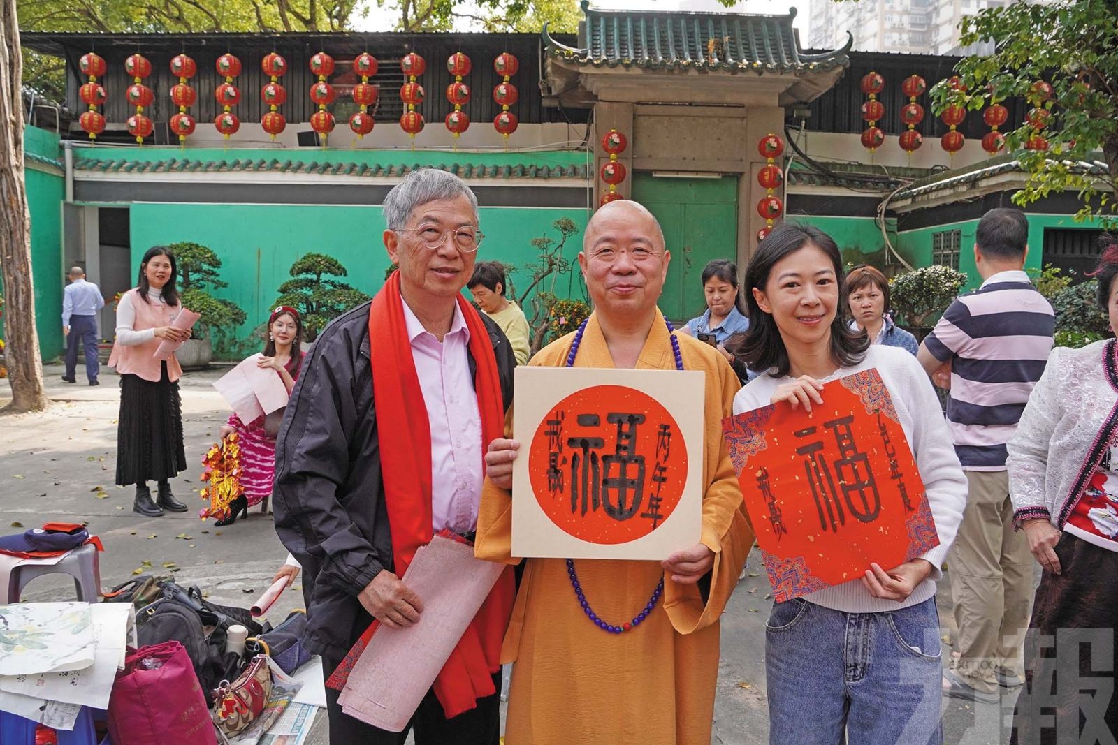 觀音堂丙午年書畫活動弘揚傳統