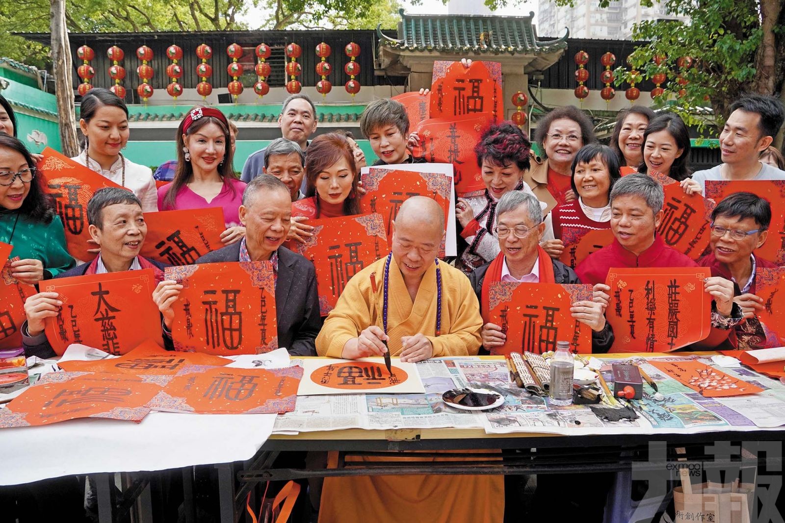 觀音堂丙午年書畫活動弘揚傳統