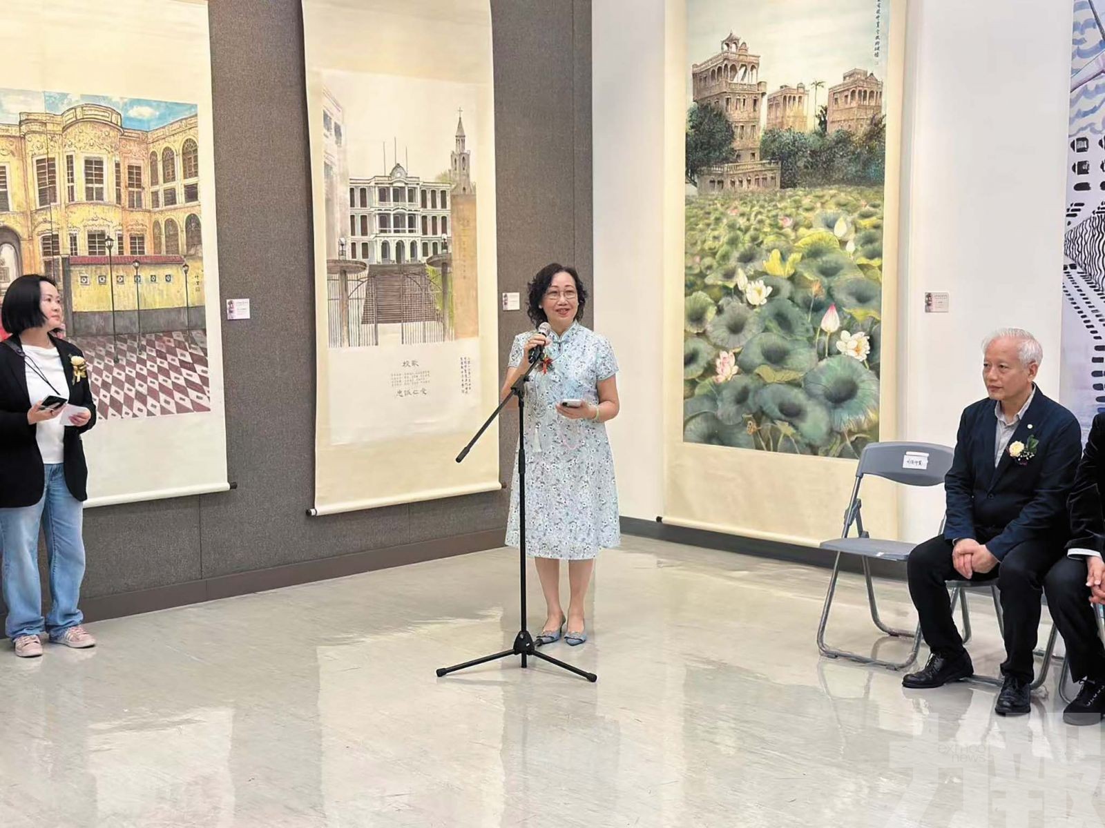 「采霞七十寄丹青」司徒仲賢作品展揭幕