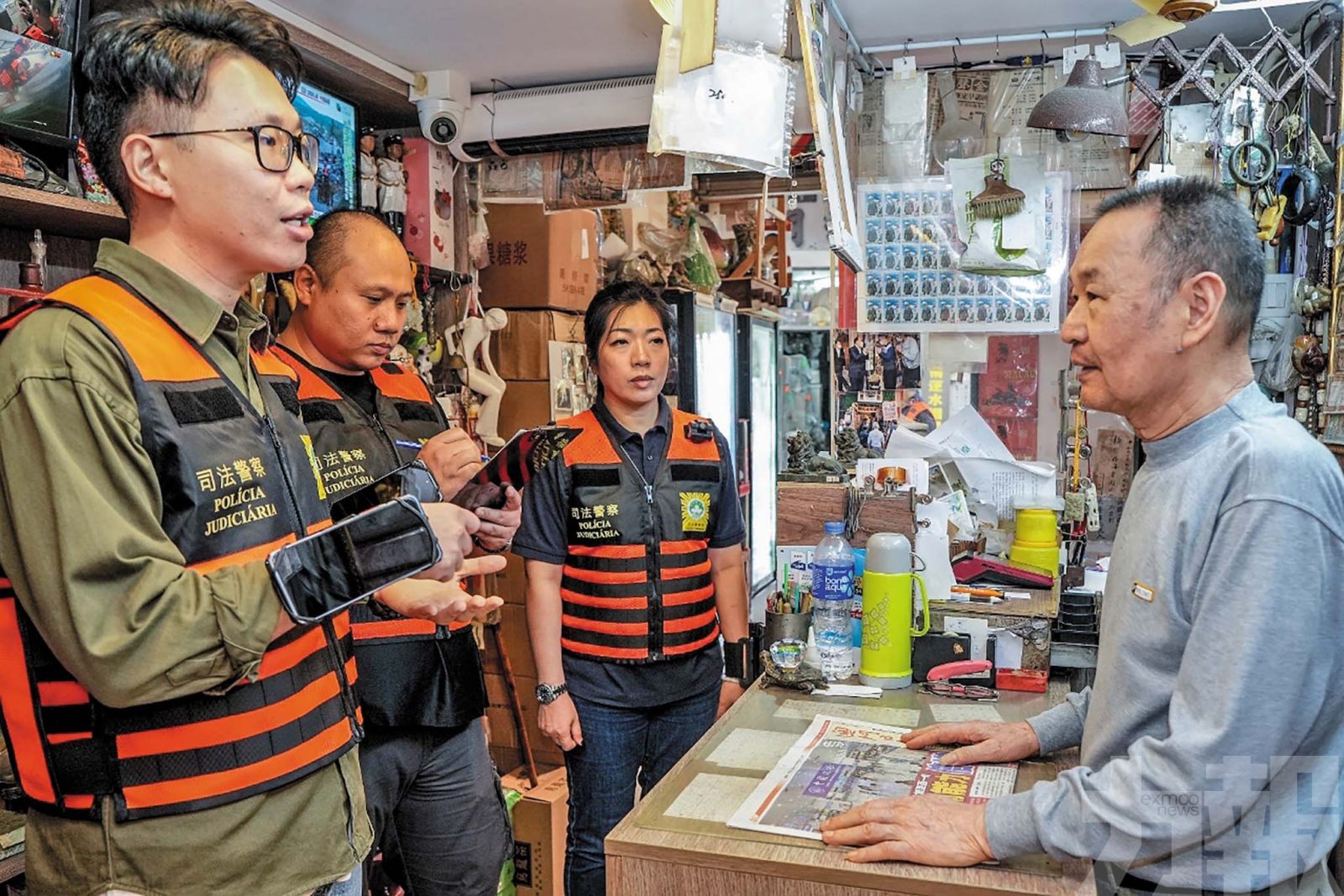 逐戶走訪宣導強化居民防災意識