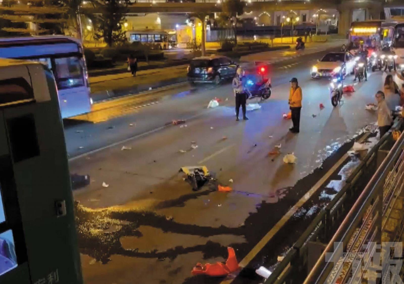 疑因超速及彎位違規超車肇禍