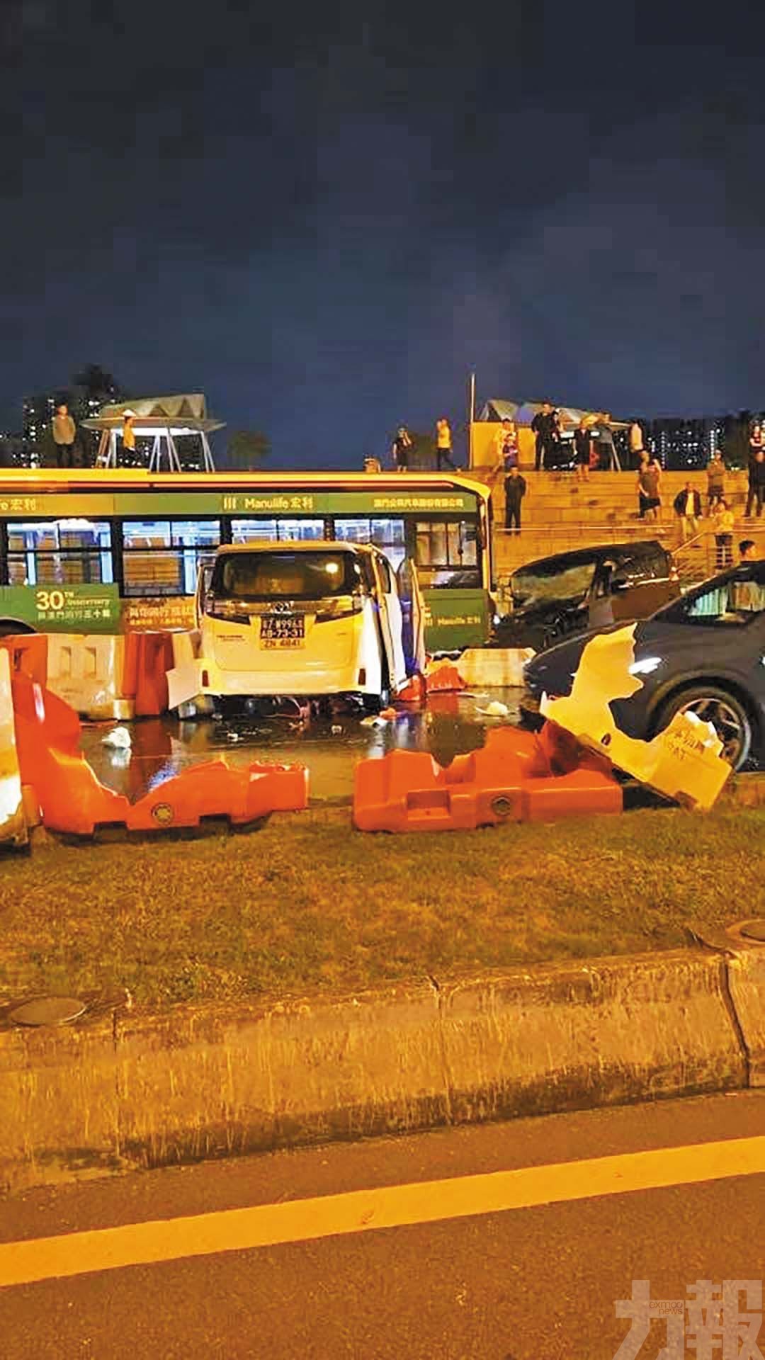 疑因超速及彎位違規超車肇禍