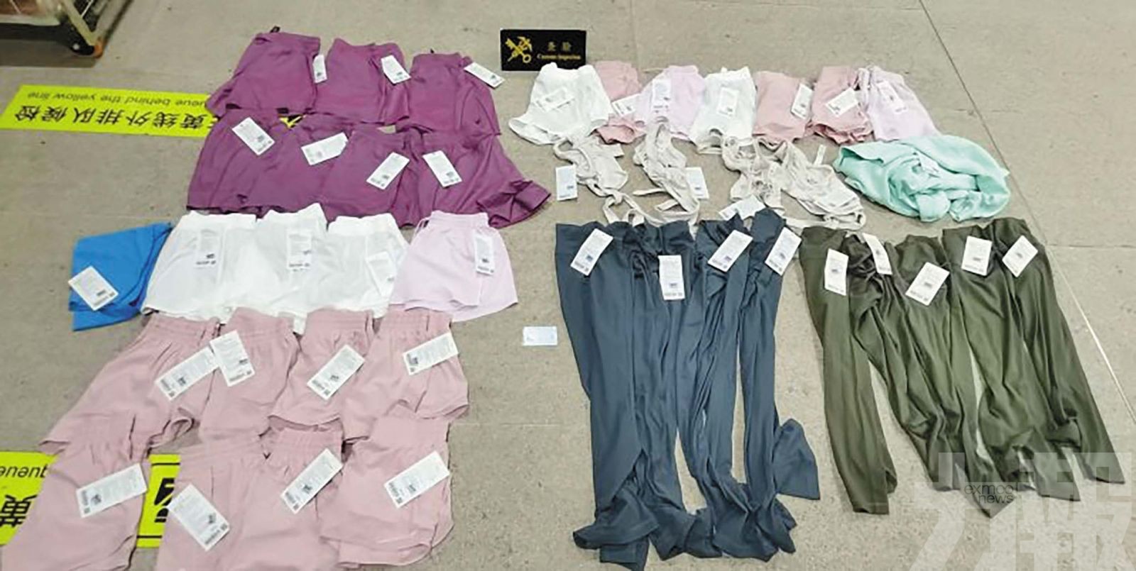 藏匿41件品牌衣物入境被查