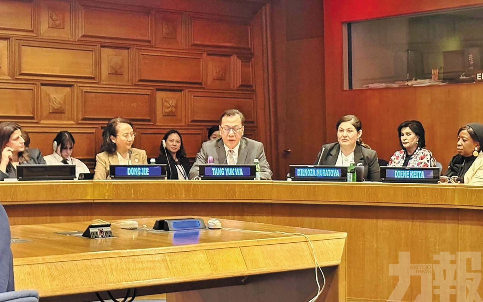 澳門特區代表隨中國代表團參會