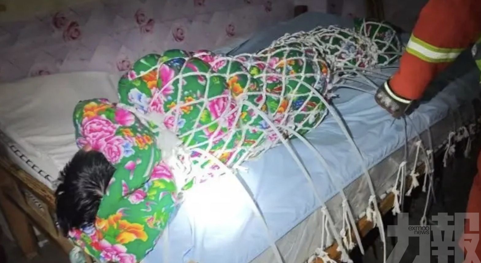 廣州男子被困家中消防破門救出