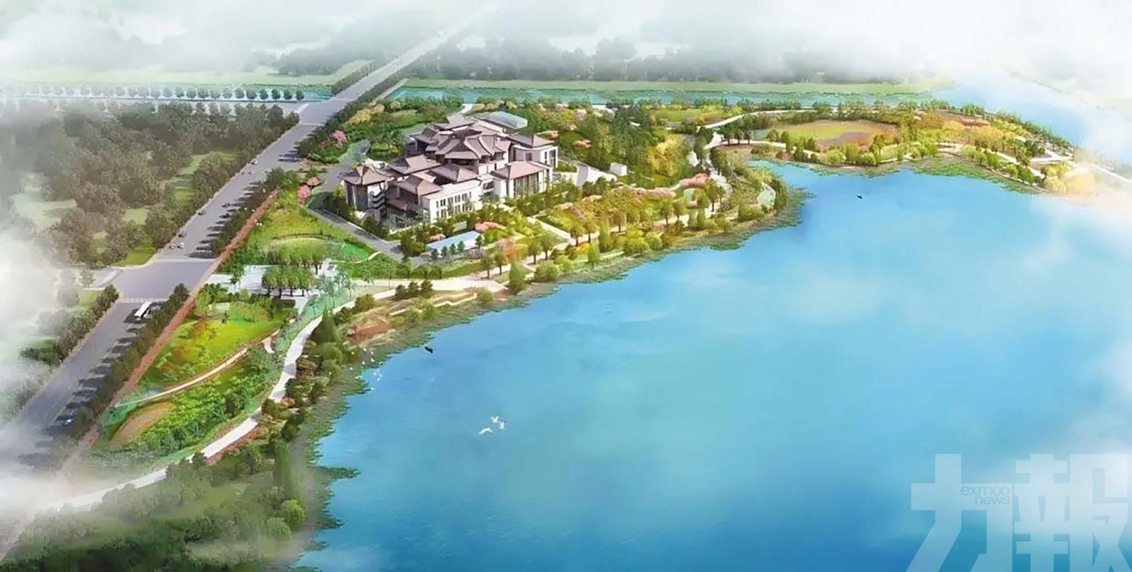 體育公園 綠地與停車場陸續啟用