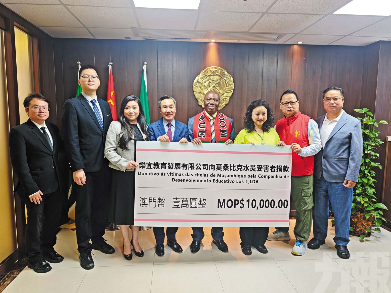 捐款贈物資助災民重建家園