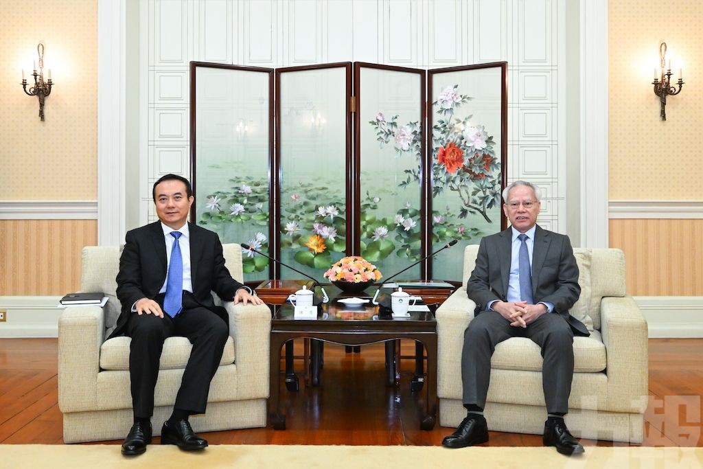 岑浩輝與珠海市委書記陳勇會面